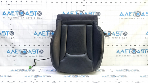 Audi Q7 16-19 driver's seat cushion upholstery, black leather, heated