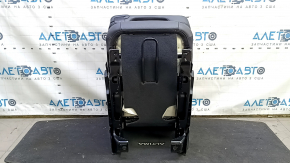 Rear seats, 2nd row, center, Audi Q7 16-19, black leather, with belt