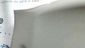 Headlining for a 2021-22 Nissan Rogue without a sunroof, gray, with a rear ceiling light, needs cleaning, creases