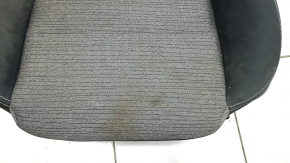 Nissan Rogue 21-22 driver's seat without airbag, mechanical, black and gray cloth, US built, wrinkled, dry cleanable