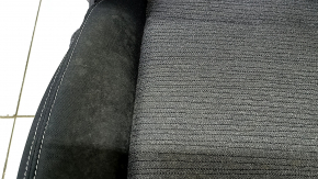Nissan Rogue 21-22 driver's seat without airbag, mechanical, black and gray cloth, US built, wrinkled, dry cleanable