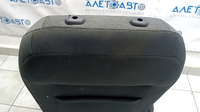 Nissan Rogue 21-22 passenger seat without airbag, manual, black and gray cloth, US built, dented, dry cleanable