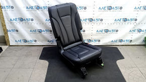Rear seats, 2nd row, right, Audi Q7 16-19, black leather, heated