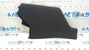 Right center console trim for Nissan Rogue 21-24, black, scratched, worn