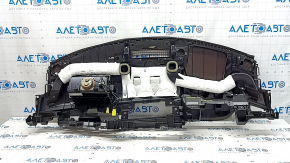 Nissan Rogue 21-23 front dashboard with AIRBAG, brown, US built, with trim, scratches, scuffs, broken mount