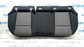 Rear seat cushion, 2nd row, Nissan Rogue 21-22, black and gray cloth, US built, no pads, dented, scratches on plastic