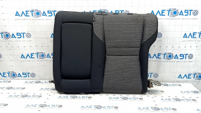 Left rear seat backrest, 2nd row, Nissan Rogue 21-22, black and gray fabric, US built, with black belt, needs cleaning, dented