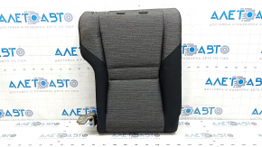 Right rear seat backrest, 2nd row, Nissan Rogue 21-22, black and gray cloth, US built, needs cleaning, dented