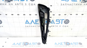 Right front bumper grille for Toyota Prius 50 19-22 under DRL, silver, broken mount