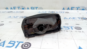 Honda CRV 23-25 HEV gear knob, black leather with orange stitching, with cover, scratches
