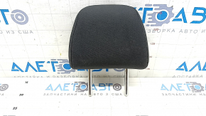 Nissan Rogue 21-24 rear left headrest, black cloth, dented, needs cleaning