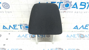 Nissan Rogue 21-24 rear left headrest, black cloth, dented, needs cleaning
