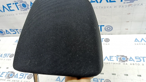 Nissan Rogue 21-24 rear left headrest, black cloth, dented, needs cleaning