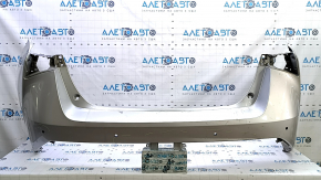 Bare rear bumper for Toyota Prius 50 19-22 with parking sensors and PMA, silver, scratches, dented, cracked
