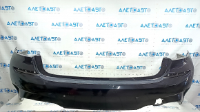 Bare rear bumper for BMW 3 G20 19-22 with parking sensors and no PMA, M Sport, black, dents, scratches
