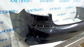 Bare rear bumper for BMW 3 G20 19-22 with parking sensors and no PMA, M Sport, black, dents, scratches