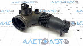BMW X5 F15 16-18 plug-in intake duct, broken mount, melted