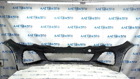 Bare front bumper for BMW 3 G20 19-22 with parking sensors without PMA, M Sport, black, scratches, sand, scuffs, painted, peeling varnish