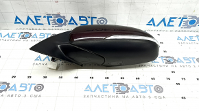 Left side mirror assembly for Kia Optima 16-18, 5 pins, turn signal, burgundy, scratches