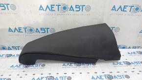 Left rear seat side trim for BMW 3 G20 23-25, black artificial leather, sooty
