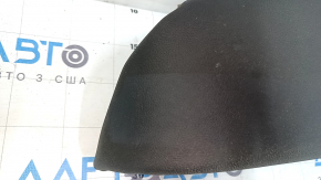 Left rear seat side trim for BMW 3 G20 23-25, black artificial leather, sooty