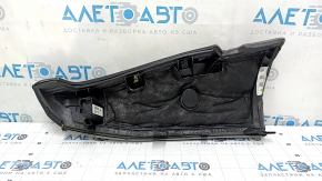 Left rear seat side trim for BMW 3 G20 23-25, black artificial leather, sooty