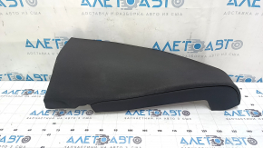 Right rear seat side trim for BMW 3 G20 23-25, black artificial leather, sooty