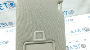 Right visor for Kia Optima 16-19, beige, without hook, for cleaning