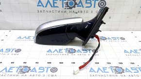 Right side mirror assembly for Toyota Prius 50 16-20, 6 pins, BSM, silver, glued