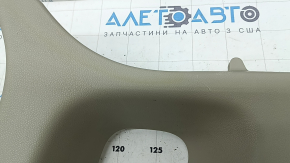Left rear pillar trim for Kia Optima 16-20, beige, scratches, needs cleaning