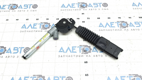 Kia Optima 16-20 black driver's seat belt tensioner