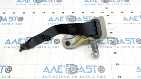 Rear left seat belt for Kia Optima 16-20, black, with beige lining