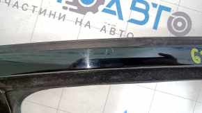Upper front right door molding for BMW 3 G20 19-24, gloss black with glass seal, scratches
