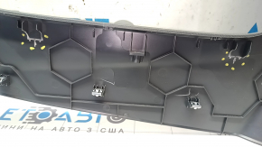Left front center console side trim for Chevrolet Bolt 17-21, dark gray, scratches, broken fasteners