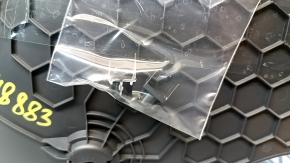 Left front center console side trim for Chevrolet Bolt 17-21, dark gray, scratches, broken fasteners