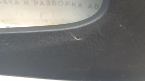 Right front center console side trim for Chevrolet Bolt 17-21, dark gray, scratches, broken fasteners