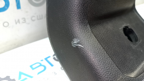 Rear center console trim for Ford Fusion mk5 13-16, black, without air vents, scratches