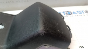 Rear center console trim for Ford Fusion mk5 13-16, black, without air vents, scratches