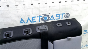 Rear seat, 2nd row, upper right, Toyota Prius 50 19-20, black and gray cloth, with belt, with armrest, for cleaning