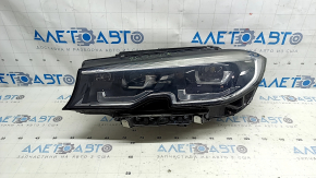 BMW 3 G20 19-22 LED adaptive left front headlight assembly, sand, varnish peeled off