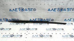 Kia Optima 16-20 rear left window molding, chrome, broken fasteners, scratches