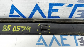 Kia Optima 16-20 rear left window molding, chrome, broken fasteners, scratches