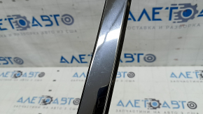 Kia Optima 16-20 rear left window molding, chrome, broken fasteners, scratches