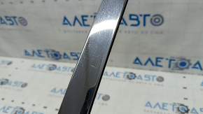 Kia Optima 16-20 rear right window molding, chrome, broken fasteners, scratches