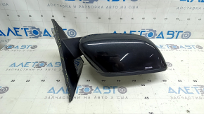 Right side mirror assembly BMW 3 G20 19-24, 5 pins, turn signal, heated, BSM, Shadow-Line, black, dried out seal