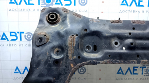 The front subframe of a 17-22 Nissan Rogue Sport is rusty and the bushings are cracked.