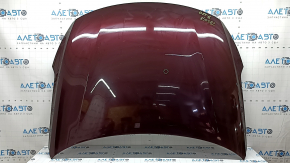 Kia Optima 16-20 steel hood, burgundy M2R, bumper