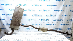 17-22 Nissan Rogue Sport Rear Exhaust Pipe with Barrel Rusty