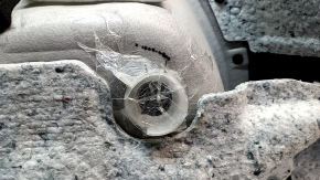 Right arch trim for Mazda CX-9 2016-2017, black, under the speaker, scratches, cigarette lighter latch is peeling off