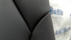 Right rear seat back for BMW 3 G20 19-22, black leather, needs cleaning, scratches